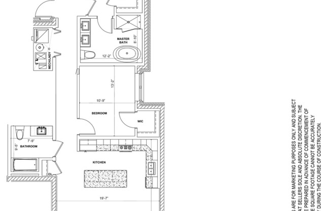 2 beds, 2 baths, 1,230 sqft, $2,625, Unit 750-3E