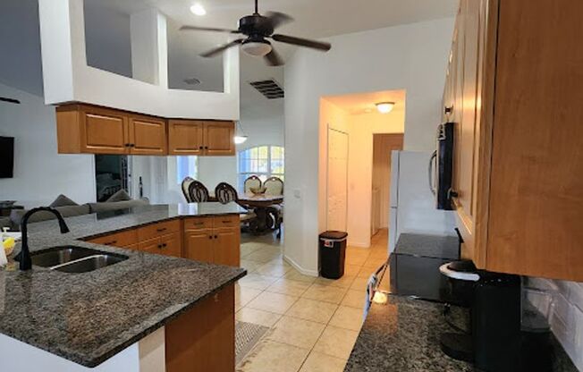 Stunning Cape Coral Furnished Home with Pool Available Now!