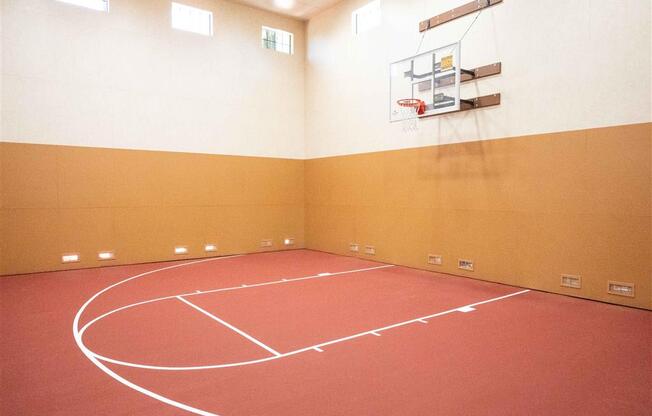 Indoor Basketball Court at Dominion Courtyard Villas, Fresno, CA, 93720