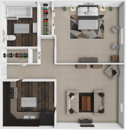 1 bed, 1 bath, 650 sqft, $1,135