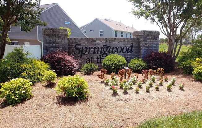Three bed, 2.5 bath town house located in Park Place at Springwood, Whitsett