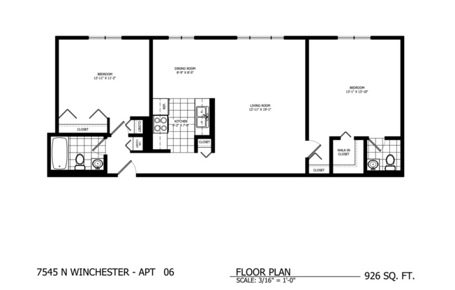 2 beds, 1.5 baths, 926 sqft, $2,195, Unit 206