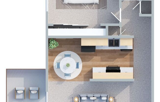 1 bed, 1 bath, 575 sqft, $1,400, Unit 50