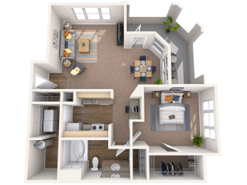 1 bed, 1 bath, 850 sqft, $1,530