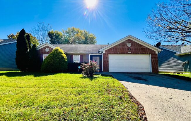 Updated Three Bedroom Ranch in Okolona