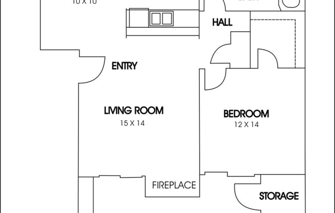 1 bed, 1 bath, 700 sqft, $1,595