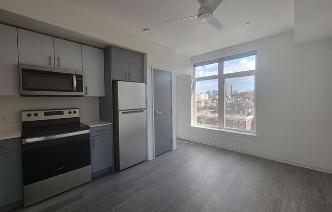 Studio, 1 bath, 262 sqft, $1,340, Unit 502