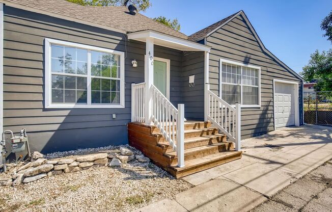 Location, Location, Location! Updated one story home with charm and modern conveniences