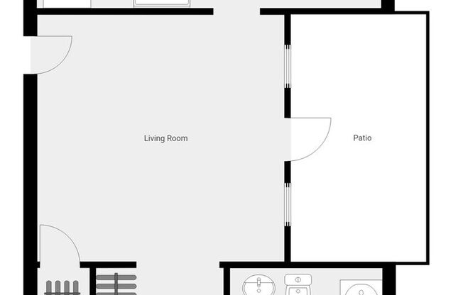 Studio, 1 bath, 500 sqft, $1,295, Unit 873-2