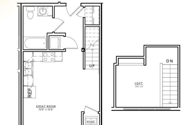 1 bed, 1 bath, 553 sqft, $1,715, Unit 902-509