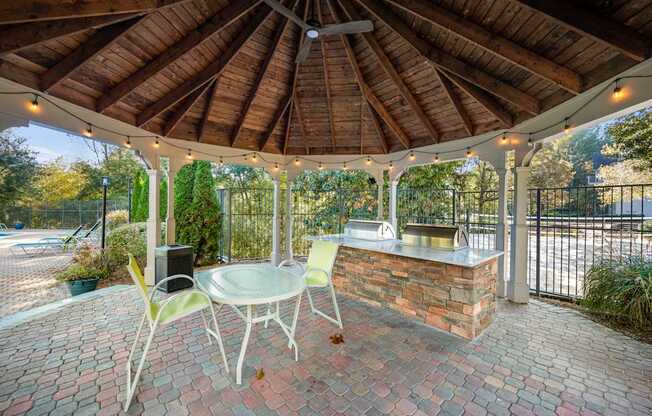 Outdoor Grilling Station at Bridgewater Apartments, Duluth, GA, 30096