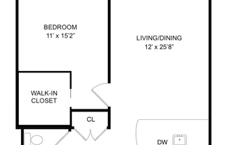1 bed, 1 bath, 660 sqft, $5,700, Unit S11E