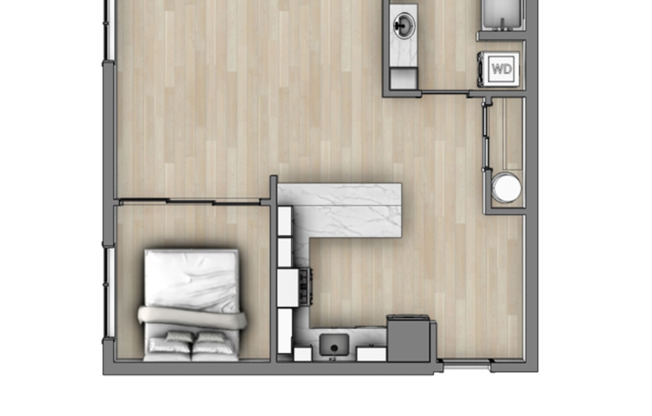 1 bed, 1 bath, 751 sqft, $1,475, Unit 124