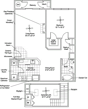 1 bed, 1 bath, 792 sqft, $2,210, Unit 103