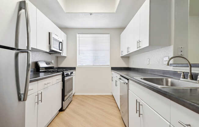 Kitchen with Stainless Steel Appliances