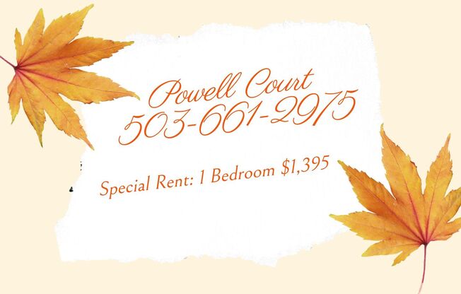 Life Just Got Better Come See For Yourself At Powell Court Apartments!!