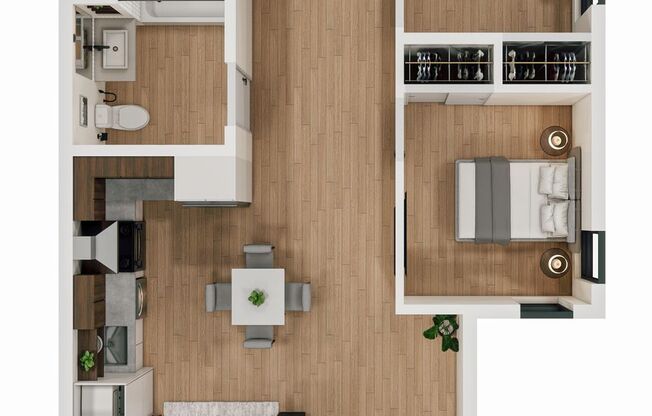 2 beds, 1 bath, $3,645, Unit 310