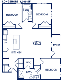 3 beds, 2 baths, 1,369 sqft, $2,475
