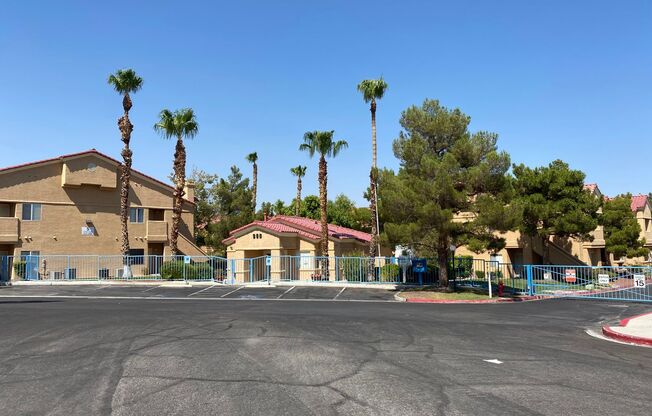 2br with wood flooring on first floor in gated community