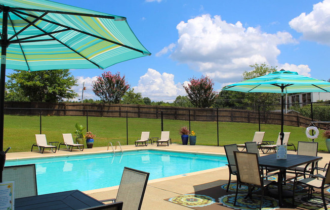 beautiful pool and sundeck at The Avery at Auburn apartments