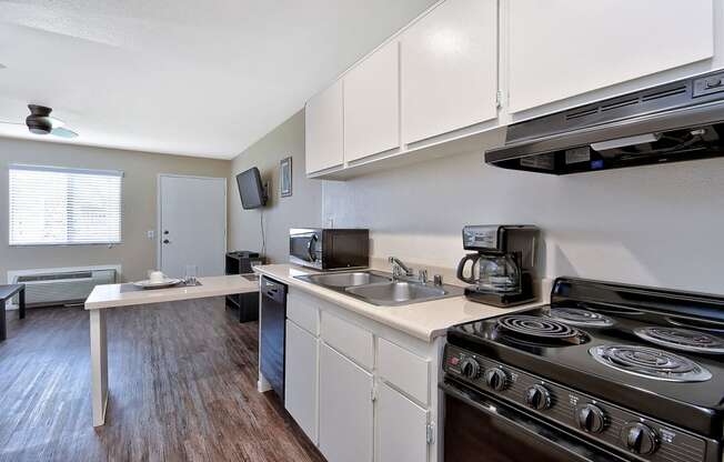 Kitchen With New Appliances at CENTREPOINTE, Colton, CA, 92324