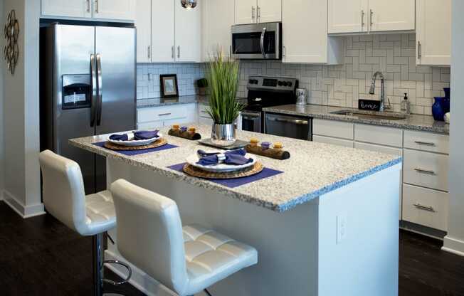model kitchen at Skylark, Savannah, GA, 31401