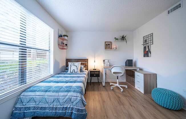 Bedroom With Workspace at Northlake apartment, Jacksonville FL