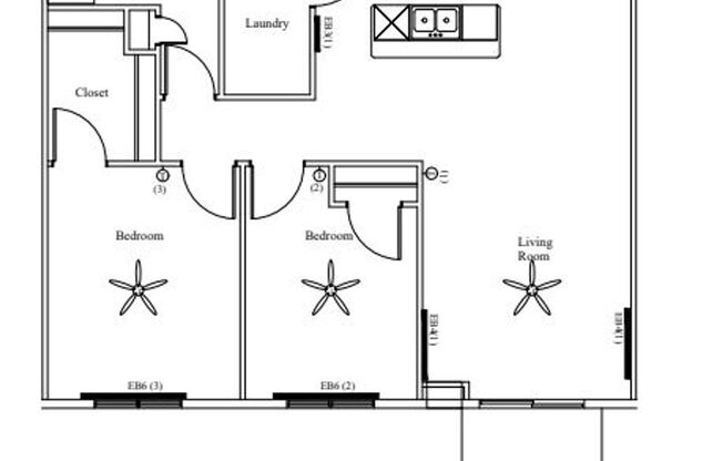 2 beds, 1 bath, $1,425, Unit 103