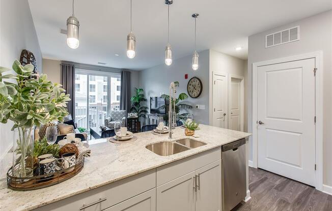 Sink With Faucet at Westport Apartments, Norfolk, Virginia