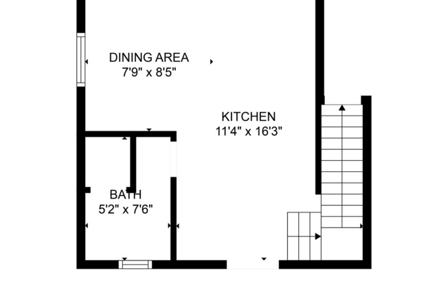 1 bed, 1 bath, $1,250, Unit # B