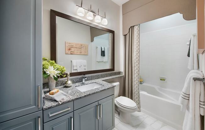 Luxurious Garden Tub in Spa-Inspired Bathroom at Windsor Chastain, Atlanta, 30342