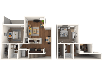 2 beds, 2 baths, 1,178 sqft, $1,446