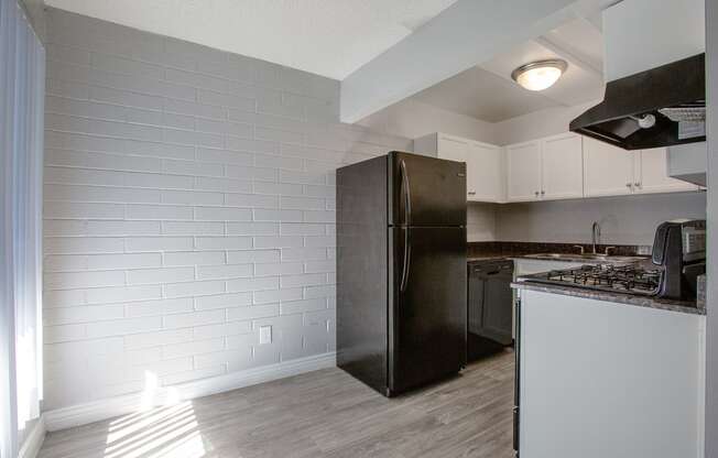 Dining and Kitchen in Two Bedroom Unit at Radius Apartments