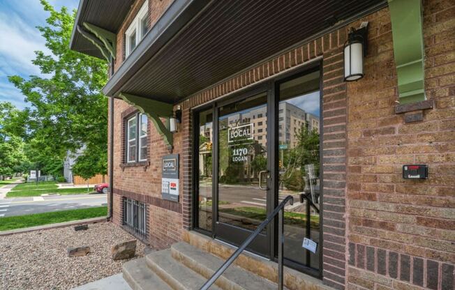 Entry into our building