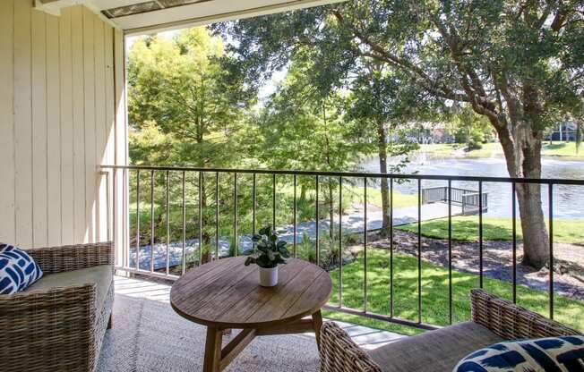 Balcony at The Fountains at Deerwood Apartments, Jacksonville, 32256