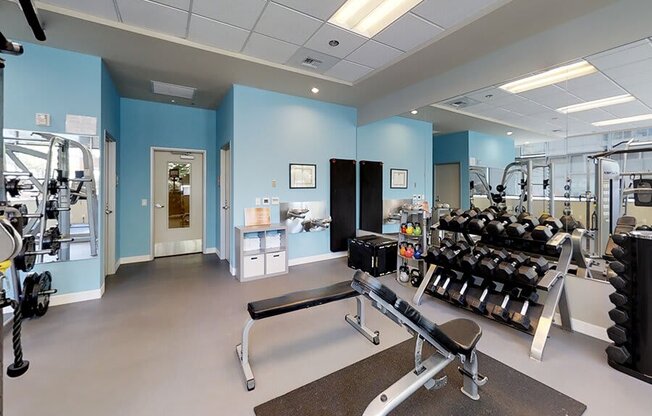 Portland, OR Apartments for rent in Macadam - The Matisse Fully equipped 24 hour fitness center