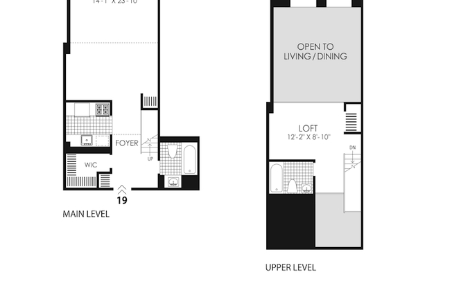 Studio, 2 baths, $9,205, Unit 1019