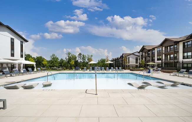 the swimming pool at the resort at governors crossing
