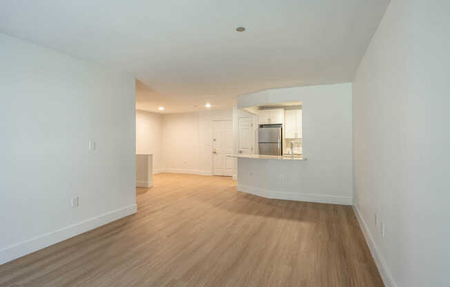 Living Room with Hard Surface Flooring