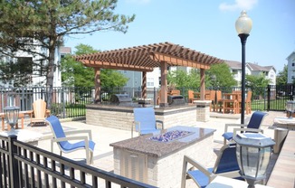 Fire Pit and Grill Area