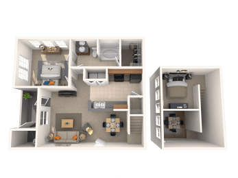 1 bed, 1 bath, 839 sqft, $1,610