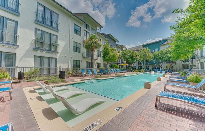 Pool With Sundecks at Vue Fitzhugh, Dallas, Texas