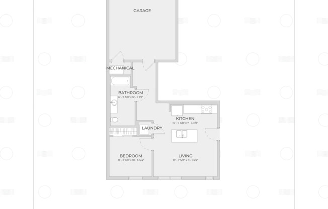 1 bed, 1 bath, 586 sqft, $1,999, Unit 810 #107