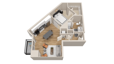 1 bed, 1 bath, 780 sqft, $1,783