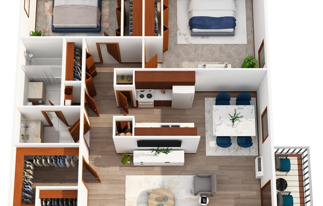 2 beds, 1 bath, 1,050 sqft, $1,385