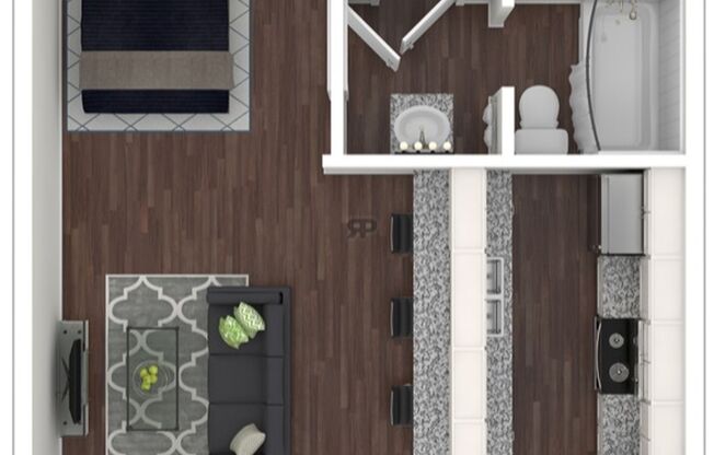 1 bed, 1 bath, 506 sqft, $1,050, Unit 119