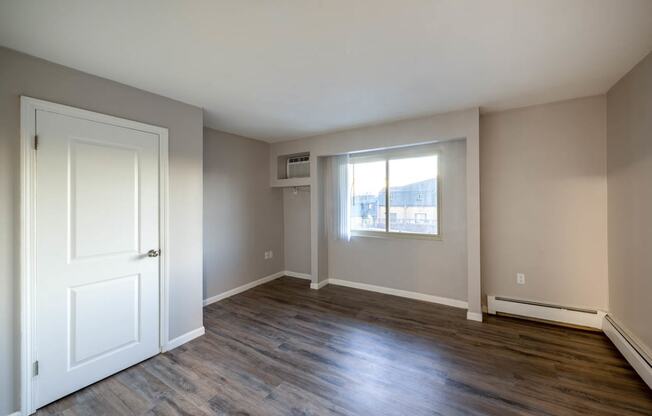 Open space of a vacant apartment