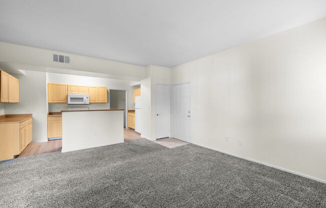 Comfort & Convenience: Modern 2-Bed, 2-Bath with Fireplace & In-Unit Laundry