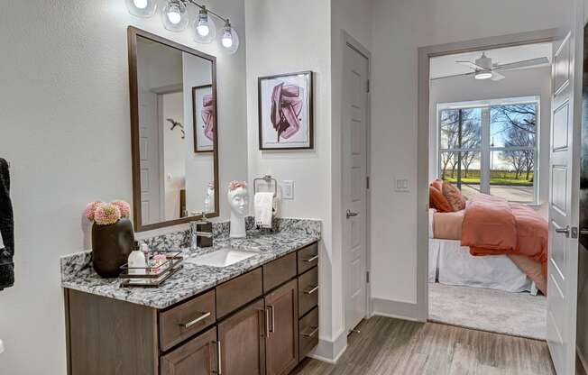 Bathroom with Granite Countertops