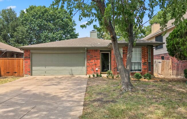 3 Bed 2 Bath Home in Arlington TX